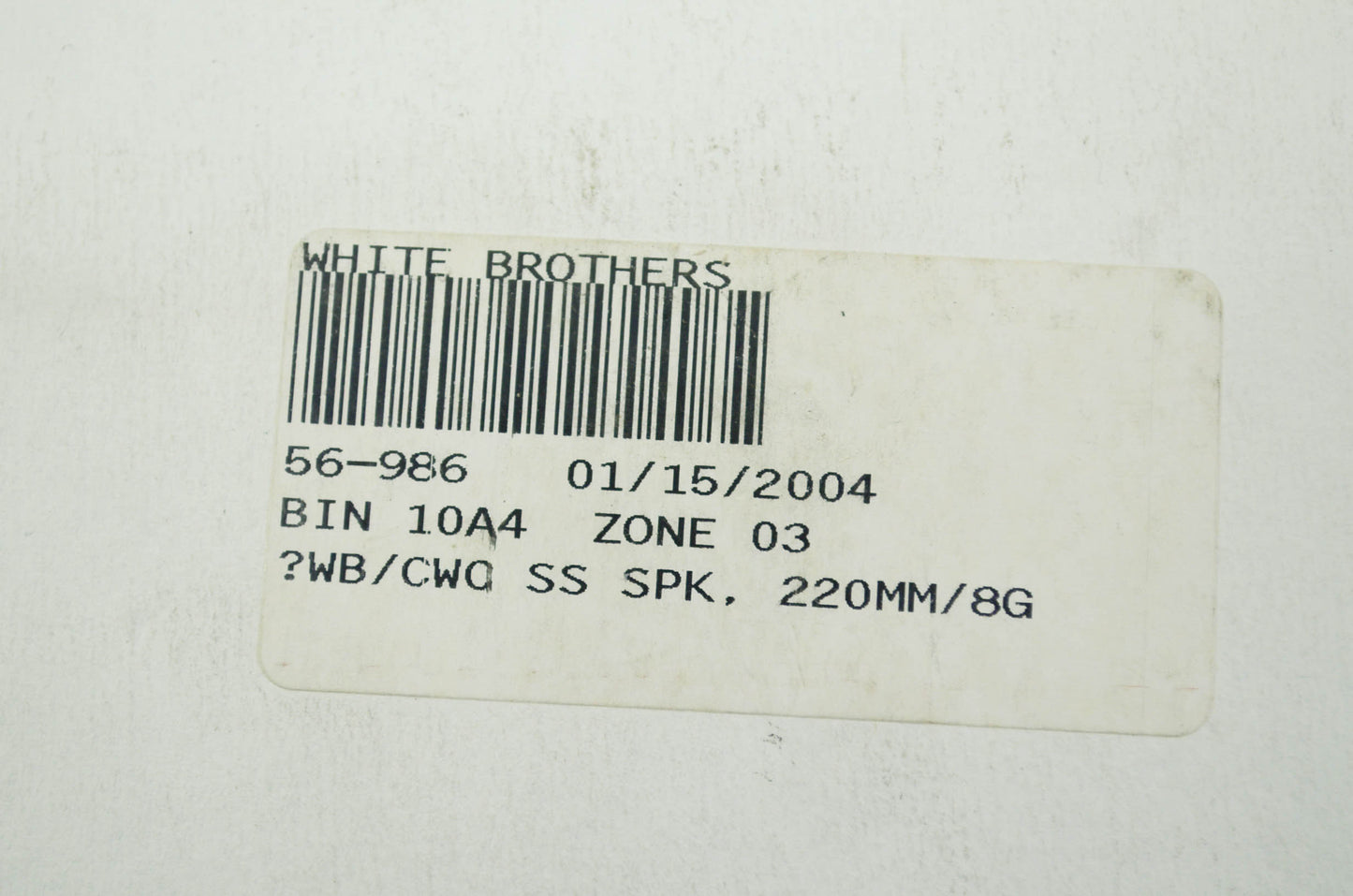NEW White Brothers Wheel Spokes Kit NOS