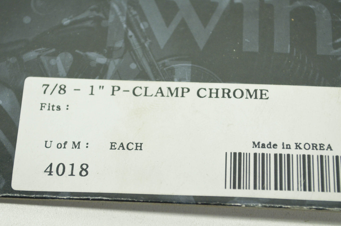 NEW Kuryakyn Clamp 7/8-1' Chrome P-Clamp NOS