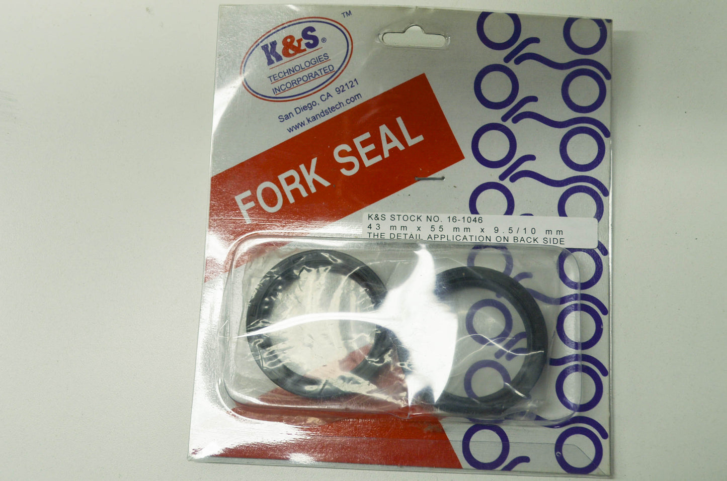 NEW K&S Fork Seals KLX ZX ZG 1000 1200 1400 KX 500 125 KDX 200 NOS
