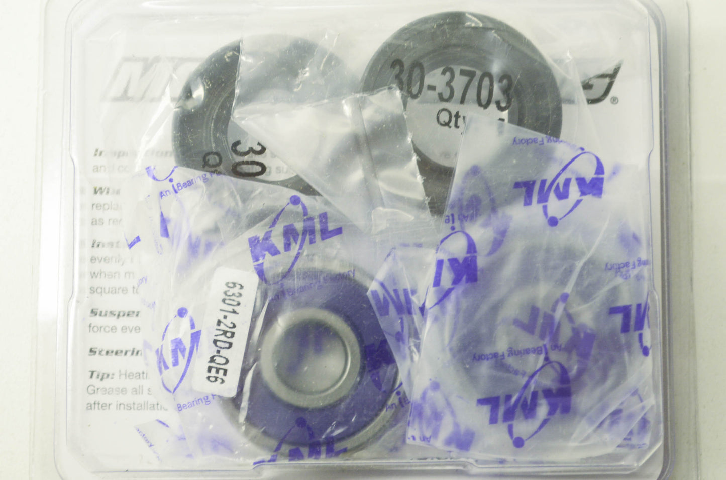Moose Racing A25-1292 Wheel Bearing Kit SRX250 TT125 YSR50 YZ50 YZ60 TY80 NOS