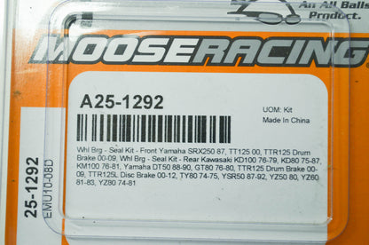 Moose Racing A25-1292 Wheel Bearing Kit SRX250 TT125 YSR50 YZ50 YZ60 TY80 NOS