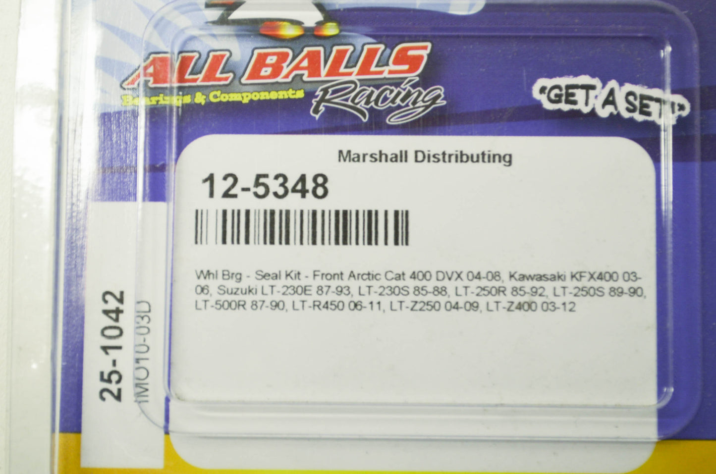 NEW All Balls Wheel Bearing Kit 04-08 Arctic Cat 400 DVX NOS