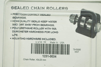 NEW Moose Chain Roller 43X28mm NOS
