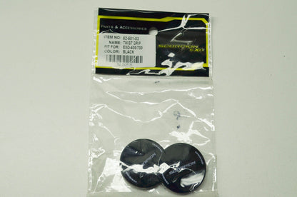 NEW Scorpion Helmet Twist Grip Covers Gloss Black EXO 400 700 NOS