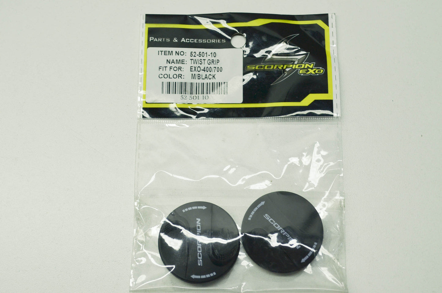 NEW Scorpion Helmet Twist Grip Covers Matte Black EXO 400 700 NOS