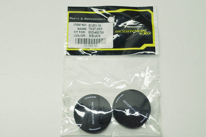 NEW Scorpion Helmet Twist Grip Covers Matte Black EXO 400 700 NOS
