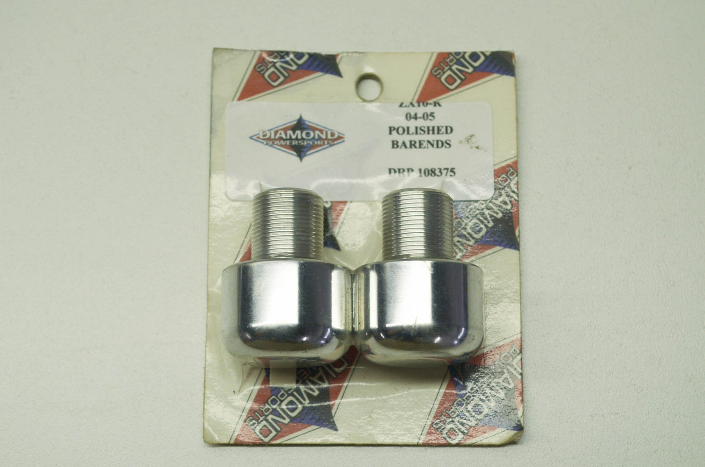 Diamond Polished Bar Ends 04-05 Kawasaki ZX10-R NOS