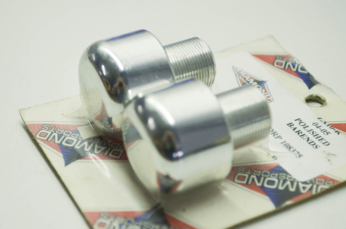Diamond Polished Bar Ends 04-05 Kawasaki ZX10-R NOS