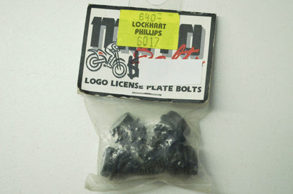 NEW Moto Bolts Kawasaki Logo License Plate Bolts NOS