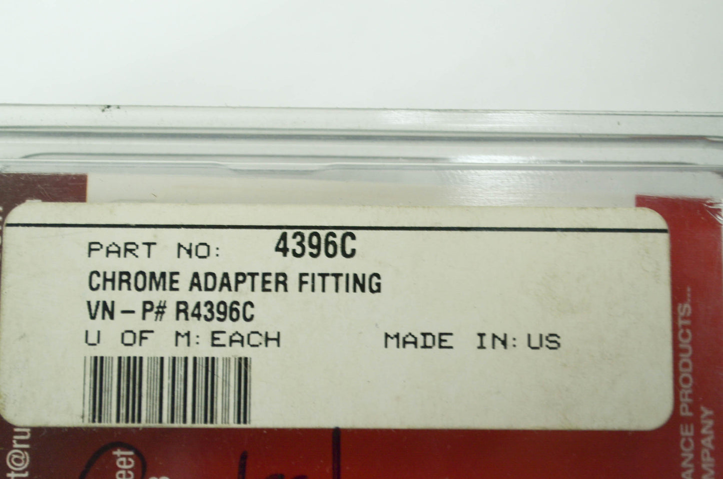 Chrome Adapter Fittings Harley Qty 2 NOS
