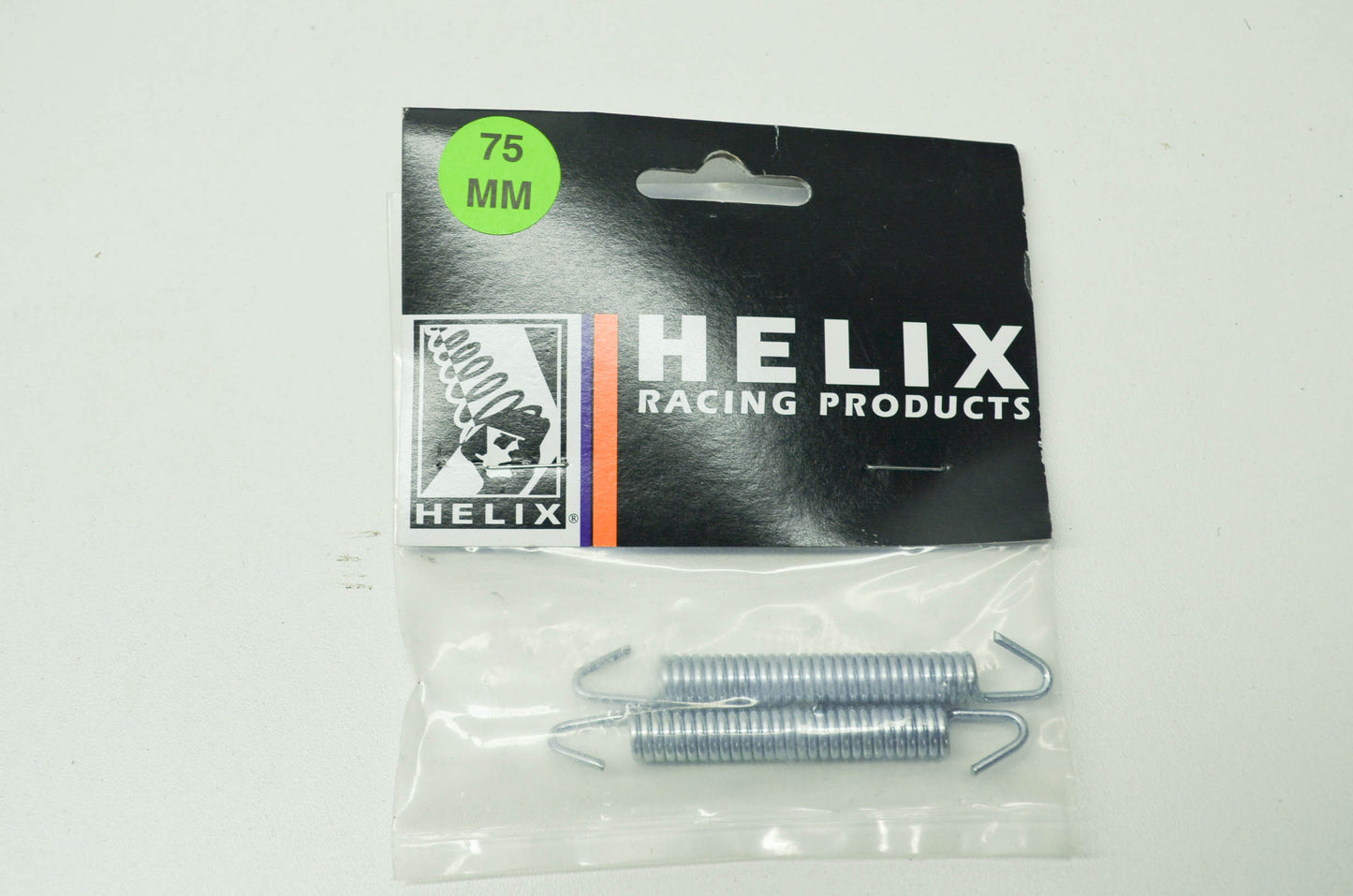 NEW Helix Exhaust Springs Zinc 75mm NOS