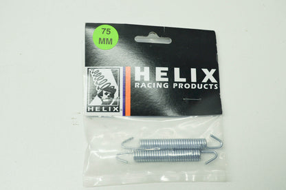 NEW Helix Exhaust Springs Zinc 75mm NOS