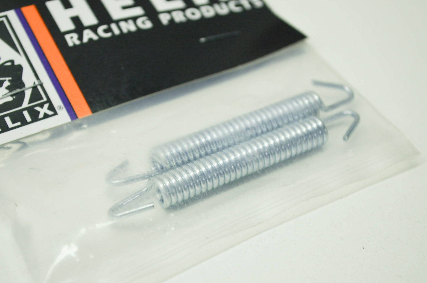 NEW Helix Exhaust Springs Zinc 75mm NOS