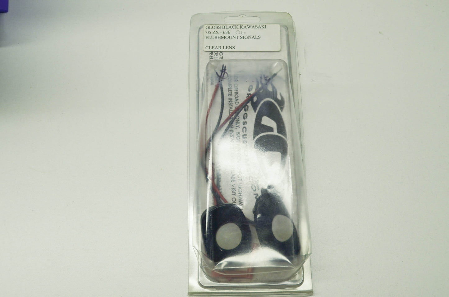 NEW Greggs Customs Flush Mount Signals 05-06 ZX 636 NOS