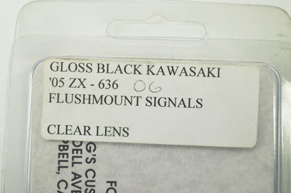 NEW Greggs Customs Flush Mount Signals 05-06 ZX 636 NOS