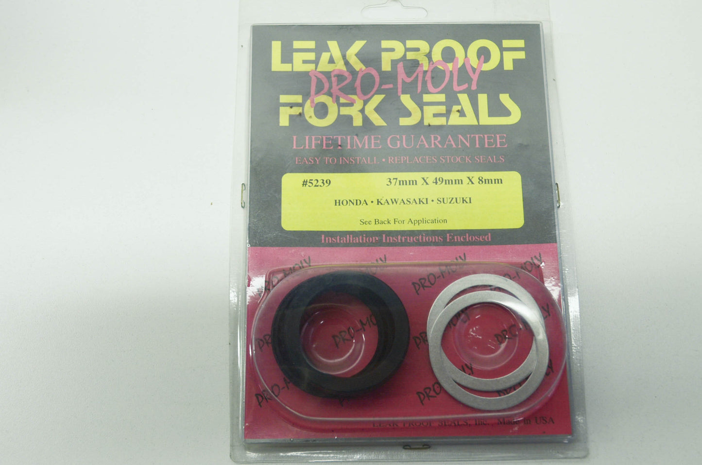 Leak Proof Seals 5239 Fork Seals Half Kit ZX 600 ZL 750 Turbo 1100 NOS