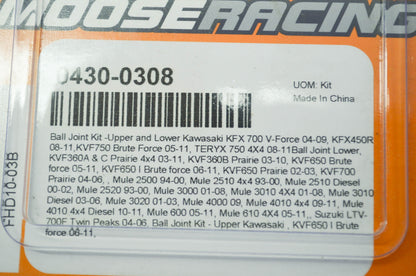 NEW Moose Ball Joint Kit Kawasaki KFX 700 450R KVF750 Bruteforce NOS