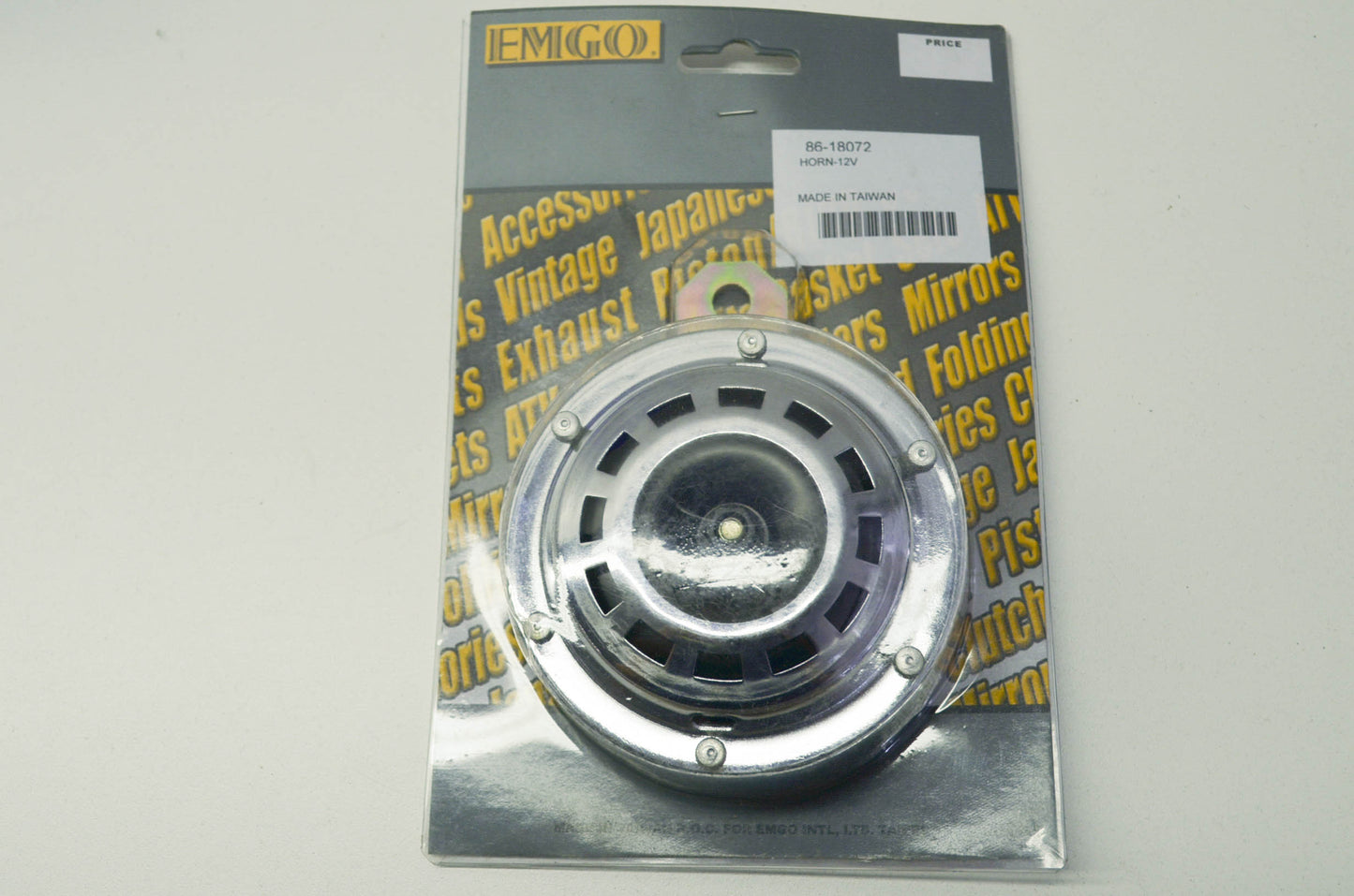 NEW Emgo Horn 12V Universal Chrome NOS