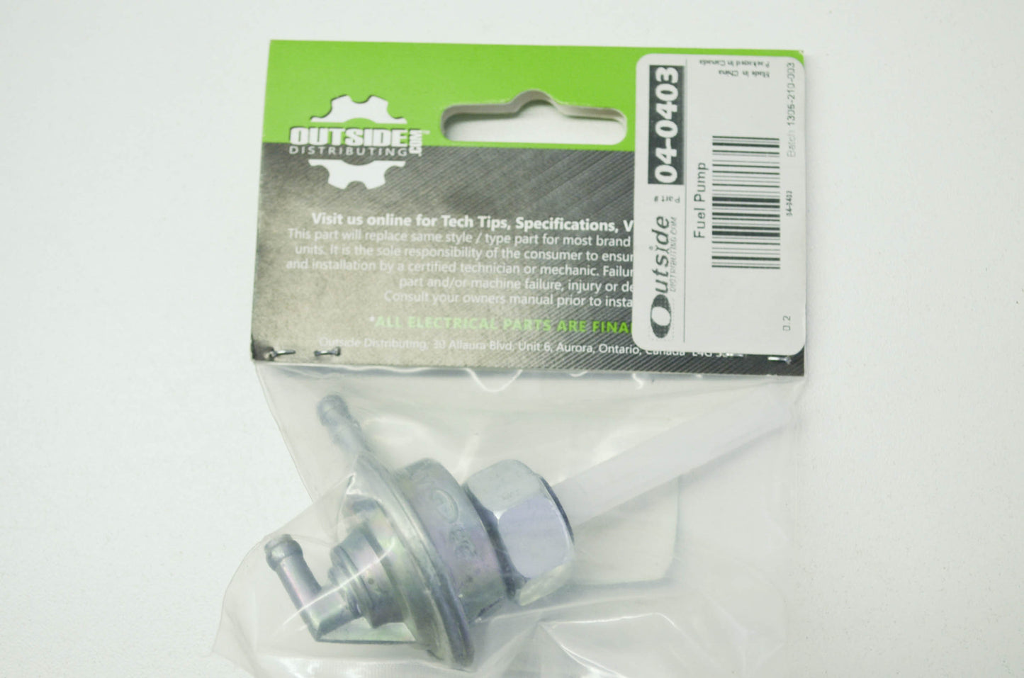 NEW Outside Fuel Pump GY6 125cc Vacuum Shut Off NOS