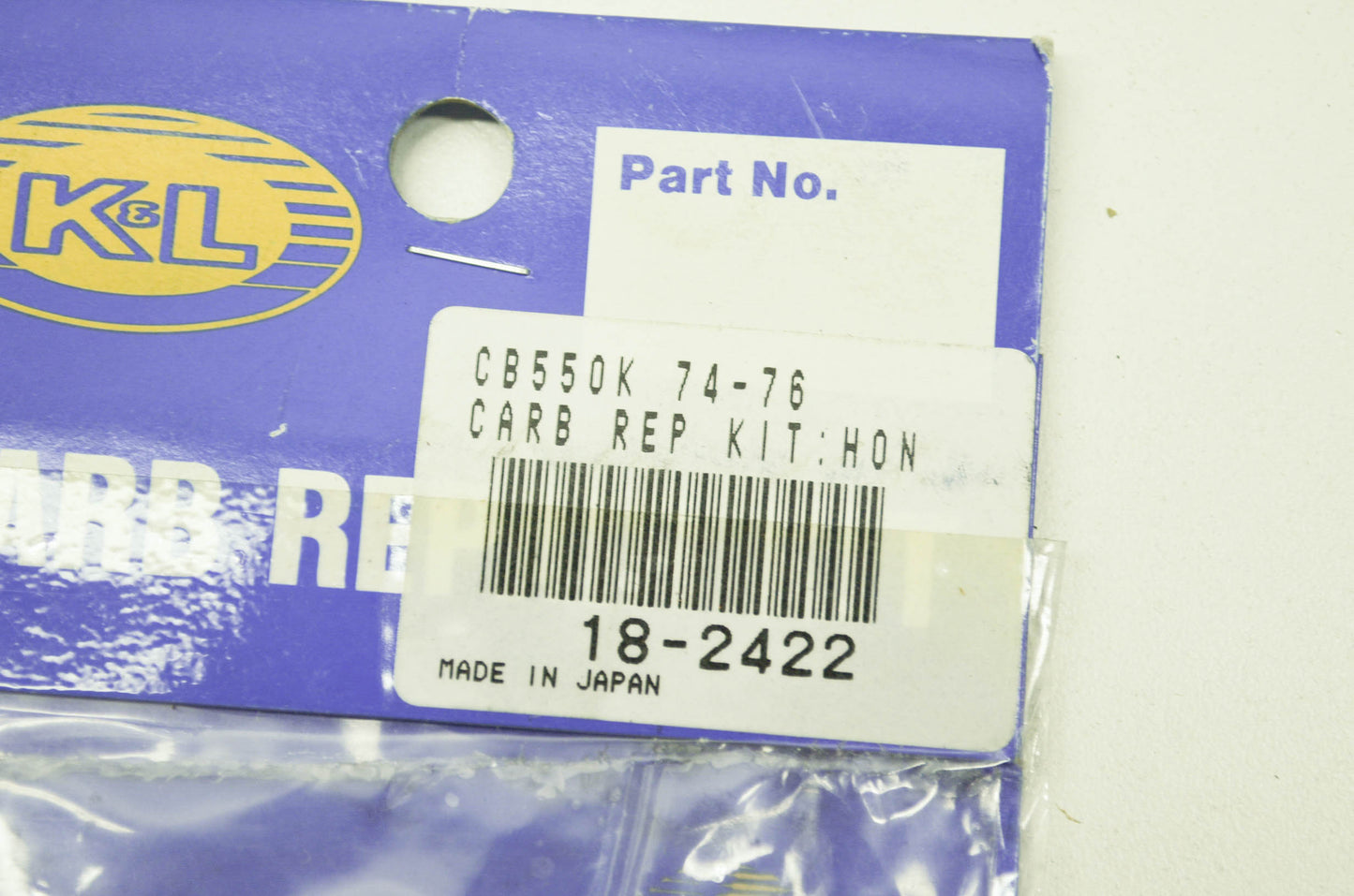 NEW K&S Carburetor Kit 74-76 Honda CB550K NOS