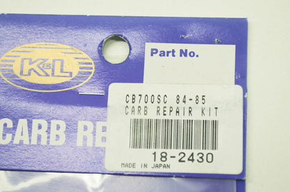 NEW K&L Carburetor Kit 84-85 Honda CB700SC NOS