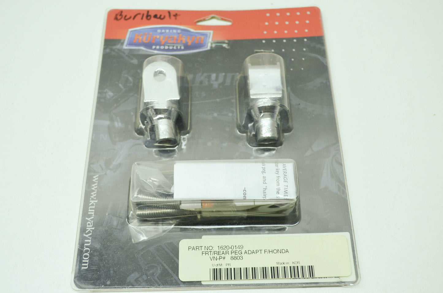 Front & Rear Peg Adapter Honda NOS