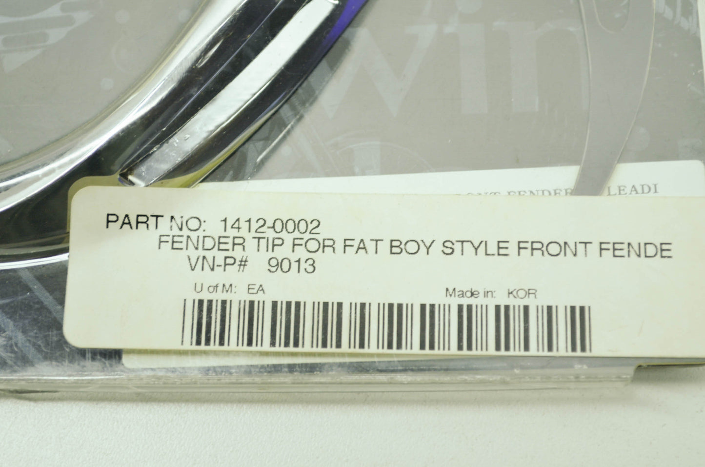 Fender Tip for Fat Boy Style Front Fender NOS