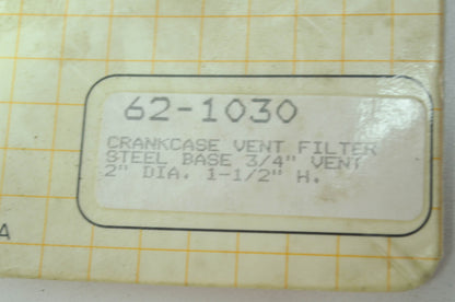NEW K&N Crankcase Breather Vent Filter Steel Base NOS