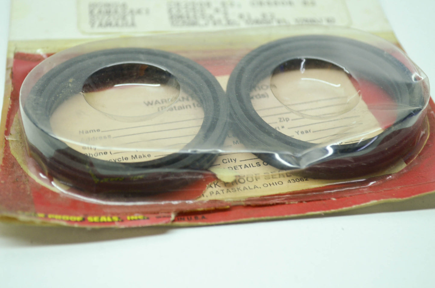 Leak Proof Seals 7243 Fork Seal Kit Honda Kawasaki 1982 CR KX 250 480 NOS