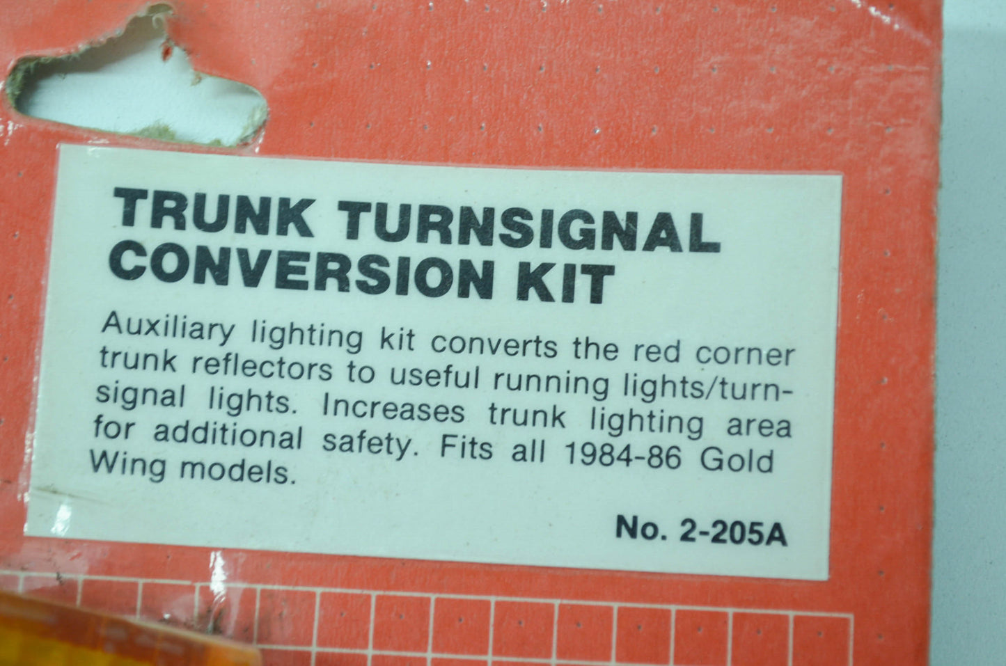 NEW Big Bike Parts Truck Turn signal Conversion Kit 84-86 Goldwing NOS