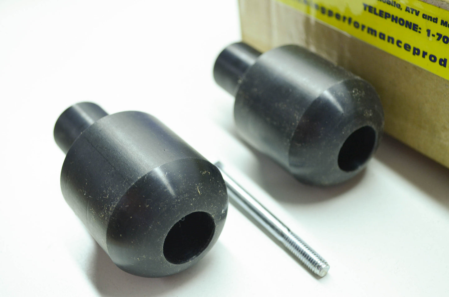 NEW Lighting Frame Sliders 2003 Kawasaki ZX6RR Black NOS
