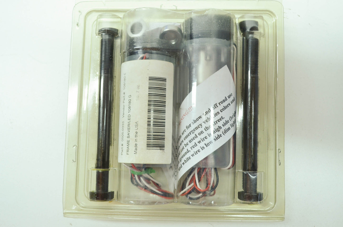 NEW Diamond Frame Sliders Light-Up 03-04 Kawasaki ZX6R ZX6RR NOS