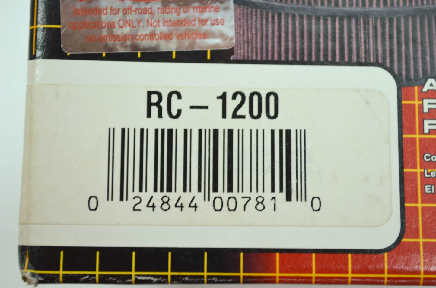 NEW K&N Air Filter Universal Kawasaki Harlery Suzuki Yamaha NOS