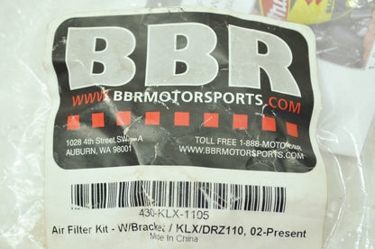 Air Filter W/O Bracket 2002 KLX DRZ 110 Suzuki Kawasaki NOS