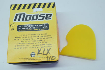 NEW Moose Air Filter 03-07 KLX100 DRZ110 Suzuki Kawasaki NOS