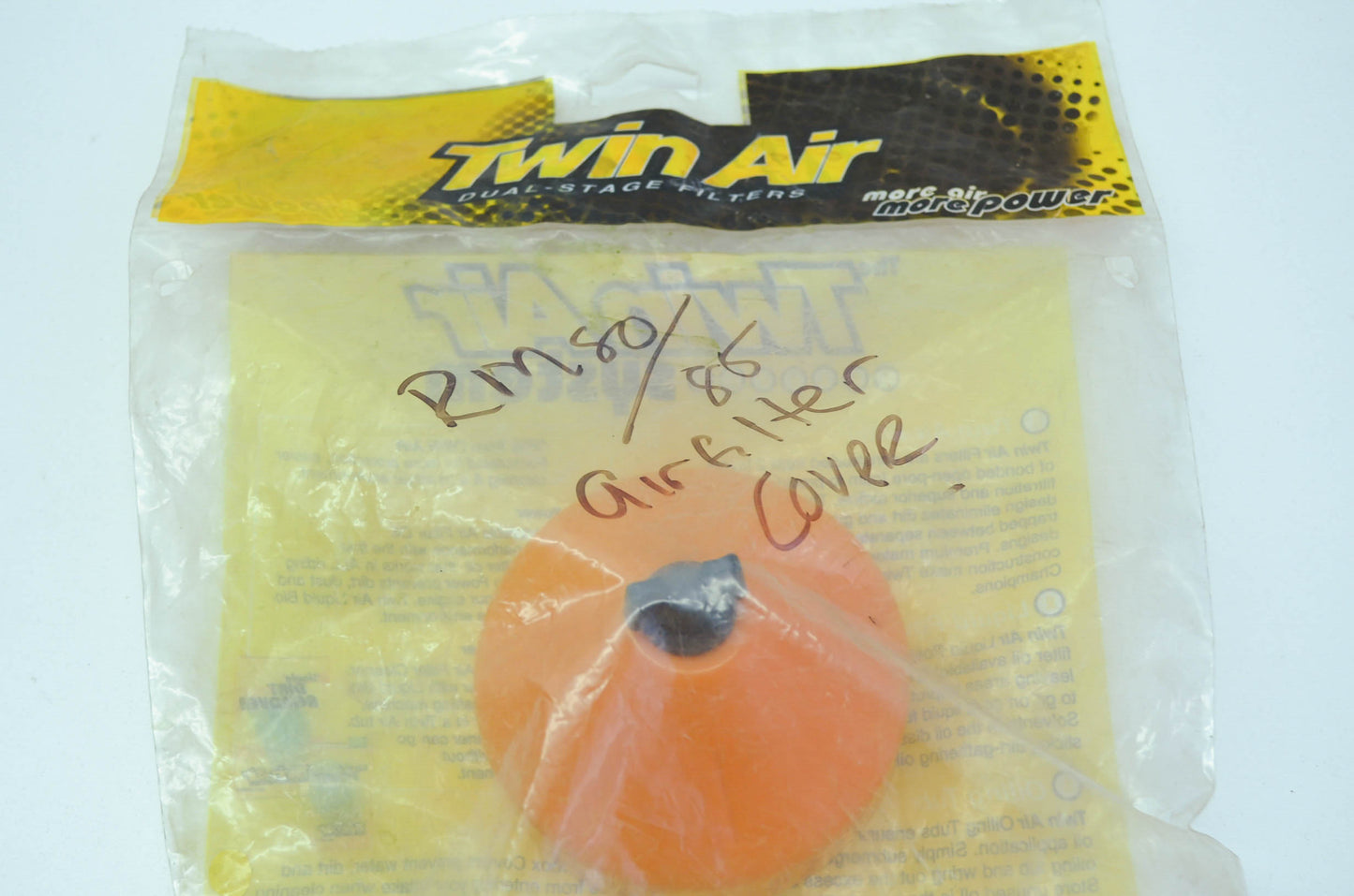 NEW Twin Air Filter Cover 86-00 Suzuki RM80 NOS