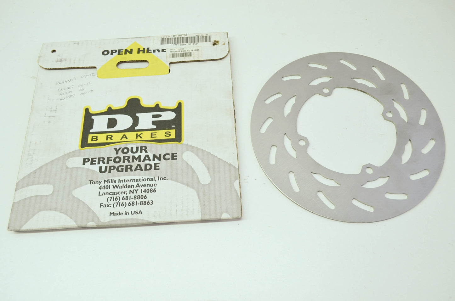 NEW DP Brake Rotor 06-12 Kawasaki KX450F KX250F NOS