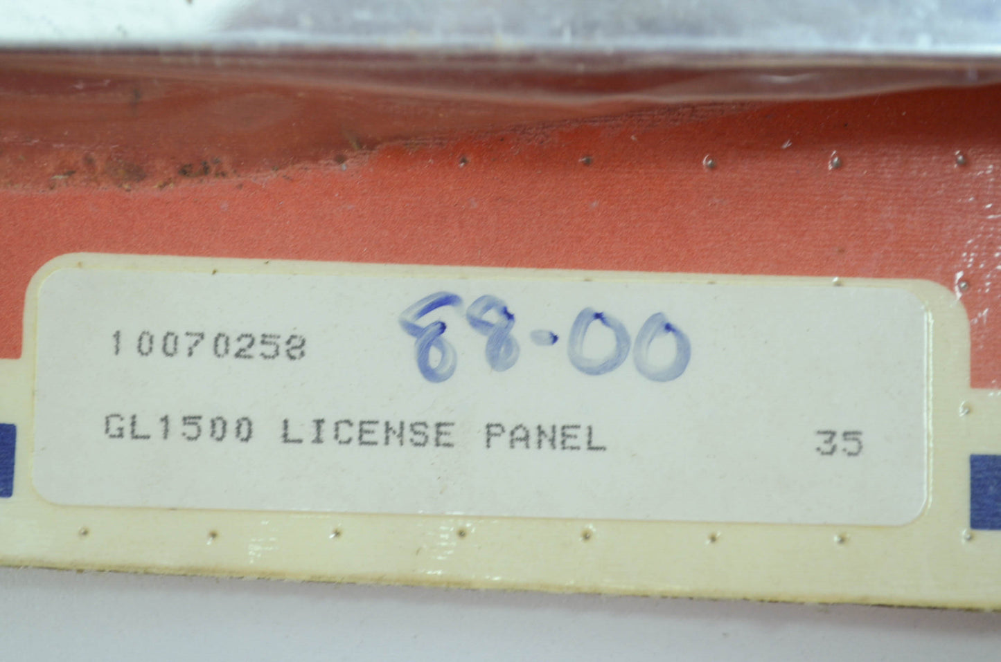 NEW Markland License Panel 88-00 Honda Goldwing GL1500 NOS