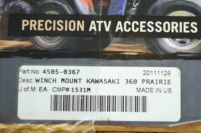NEW Moose Winch Mount Kit Kawasaki Prairie 360 4x4 NOS
