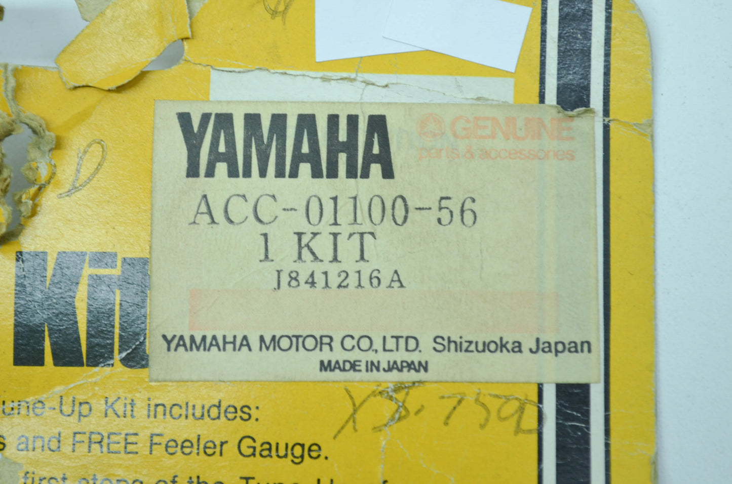 OEM Yamaha ACC-01100-56-00 Tune Kit XS750D NOS