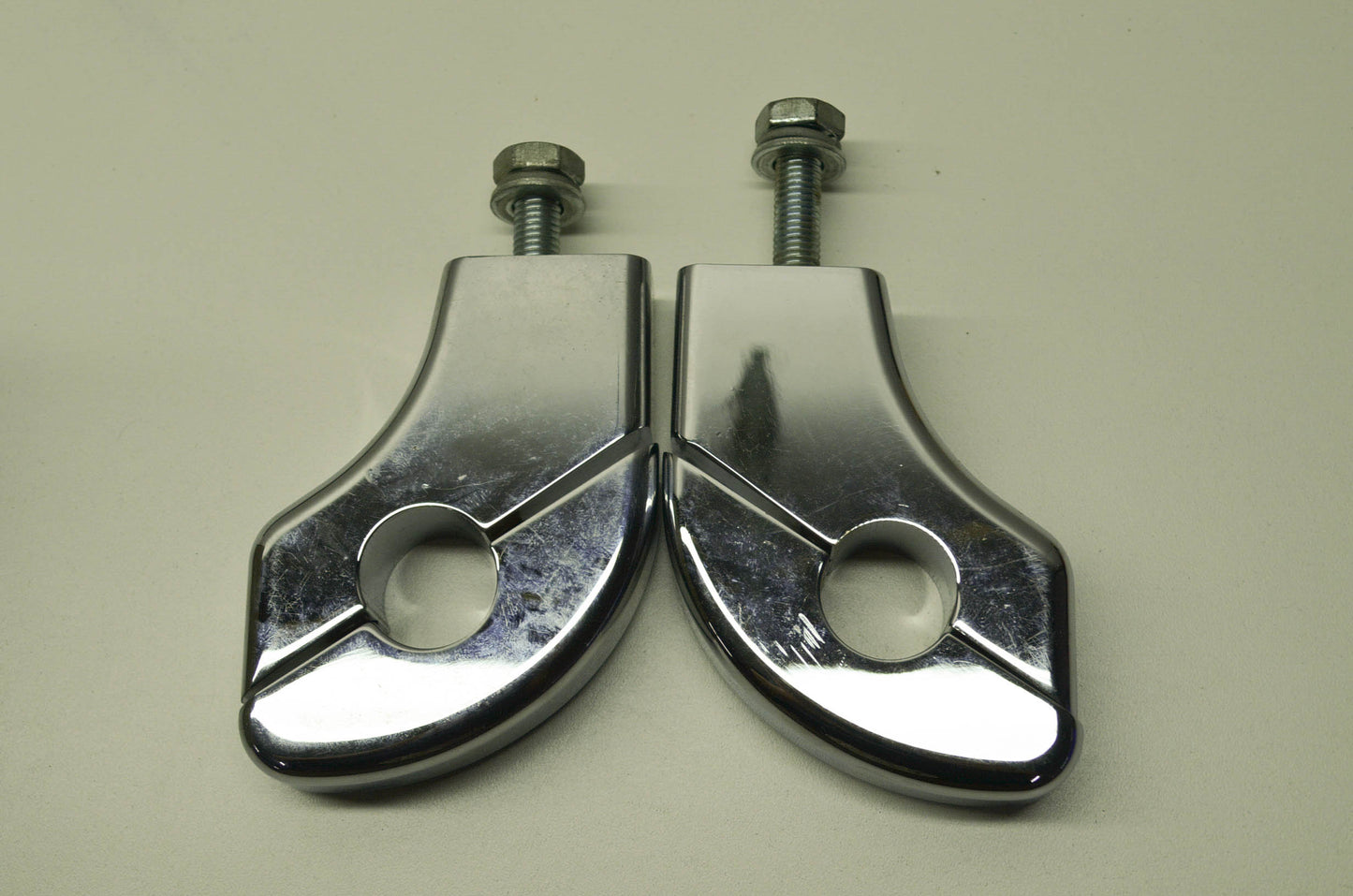 NEW OEM Kawasaki Chrome Handle Bar Risers Vulcan Classic 800 Nomad 1500 NOS