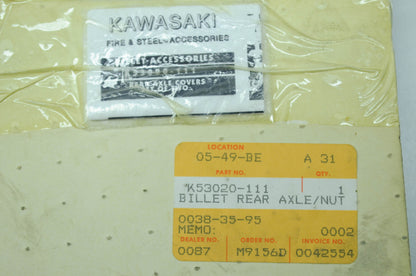 NEW OEM Kawasaki Axle Nut Covers NOS