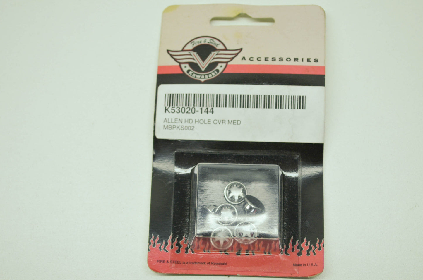 NEW OEM Kawasaki Allen Head Hole Covers Med NOS