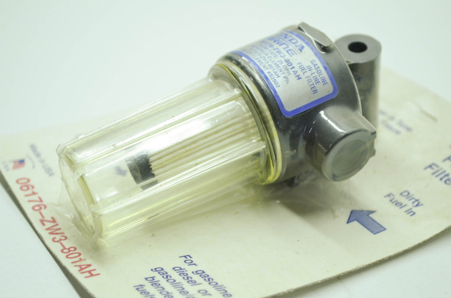 NEW OEM Honda Engines In-Line Fuel Filter NOS