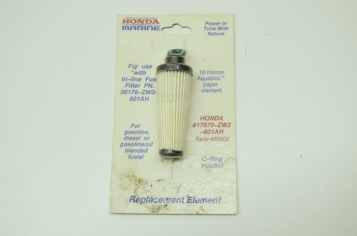 OEM Honda 17670-ZW3-801AH Re-Fill Cartridge NOS
