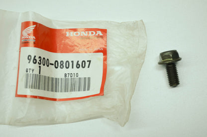 OEM Honda 96300-0801607 Flange Bolt DR 8X16 NOS