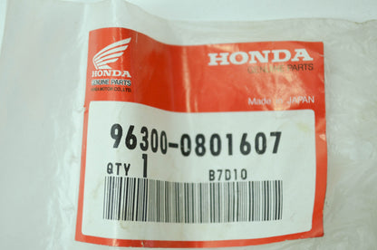 OEM Honda 96300-0801607 Flange Bolt DR 8X16 NOS