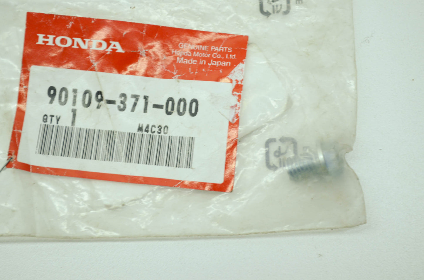OEM Honda 90109-371-000 Sealing Bolt 8mm NOS