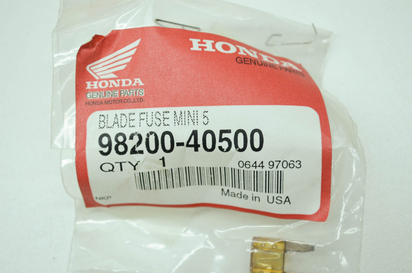 OEM Honda 98200-40500 Mini Fuse (5A) NOS