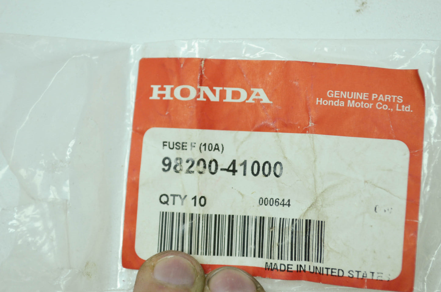 OEM Honda 98200-41000 Mini Fuse (10A) NOS
